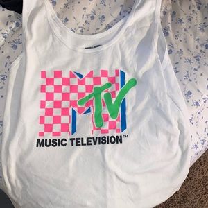 forever 21 cropped MTV tank